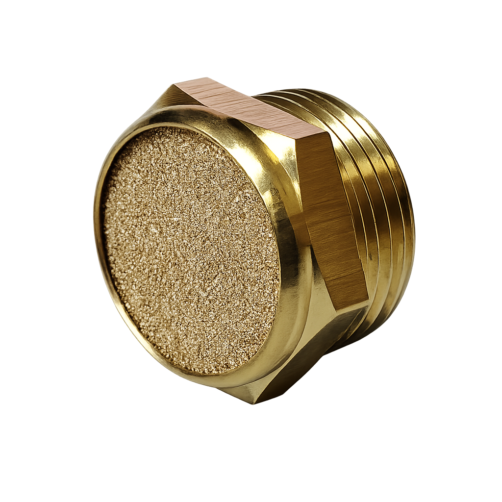 Латунный фильтр на редуктор EdGun Леший 2/Fenix (Brass Filter M24×1,5)