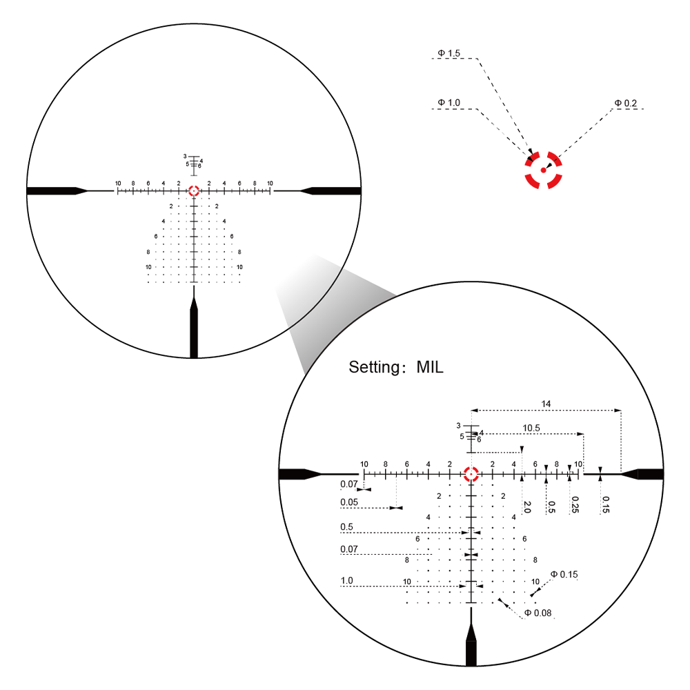Оптический прицел Vector Optics Continental x10 1-10x28 ED RAR-C FFP 34mm
