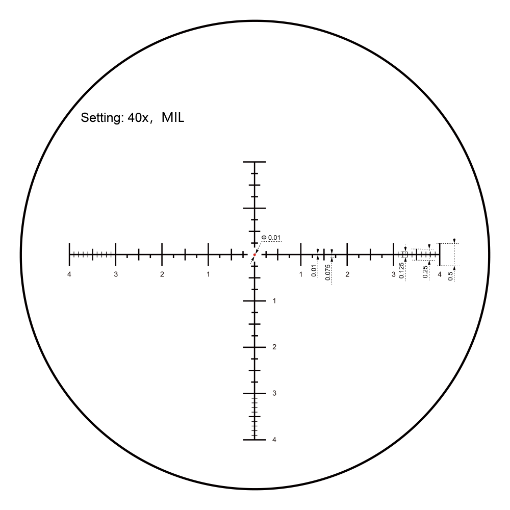 Оптический прицел Continental x8 6-48x56 ED MIL Tactical