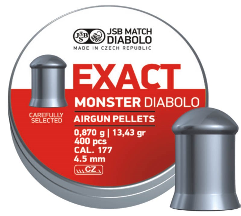 JSB Exact Monster Diabolo 4,52 мм — 0,870 г (400 шт.)