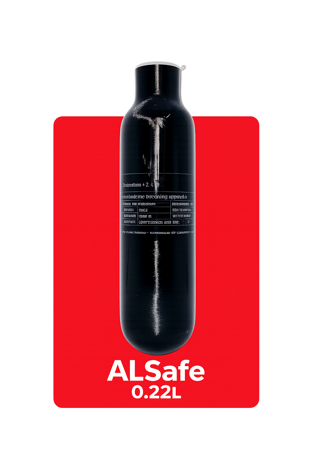Колба 0,22 л 300 атм для Леший 2 (ALSAFE)