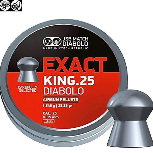Фото Пули JSB Exact King 6.35 мм 1.645 г (350 шт.) в интернет-магазине Nickhunter