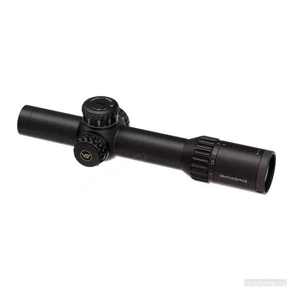 Vector Optics Continental x10 1-10x28 ED FFP с красным кольцом кратности