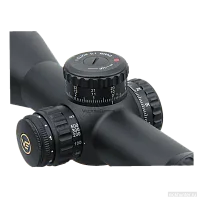 Площадка маховиков Continental x6 3-18x50 сверху — шкалы поправок и отстройки