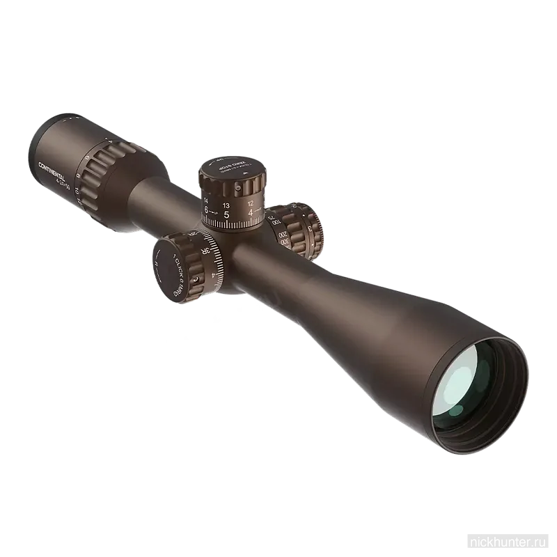 Оптический прицел Vector Optics Continental x6 4-24x50 Coyote FDE — вид сбоку