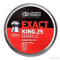 Крышка банки JSB Exact King .25 крупным планом со всеми характеристиками