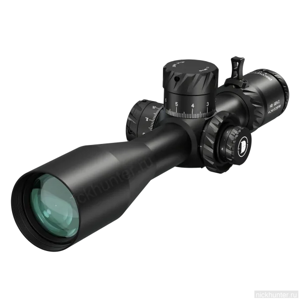 Discovery HD GEN2 4-24x50 SFIR Lock под углом — объектив 50 мм и барабаны поправок