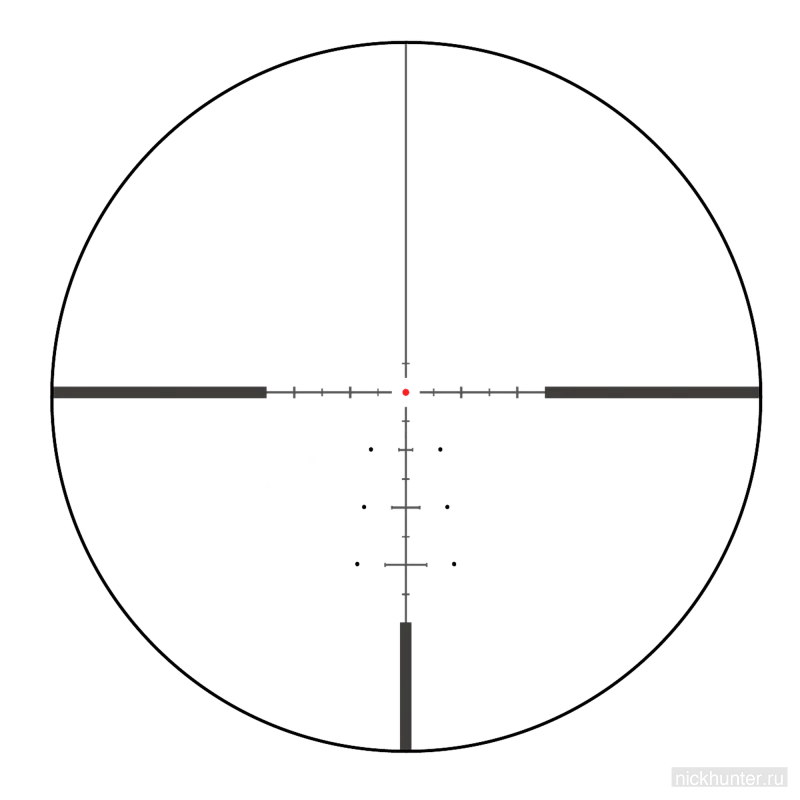 Оптический прицел Vector Optics Continental x8 3-24x56 SFP — прицельная сетка