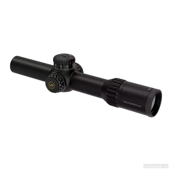 Vector Optics Continental x6 1-6x28 FFP на трубе 34 мм — короткий корпус