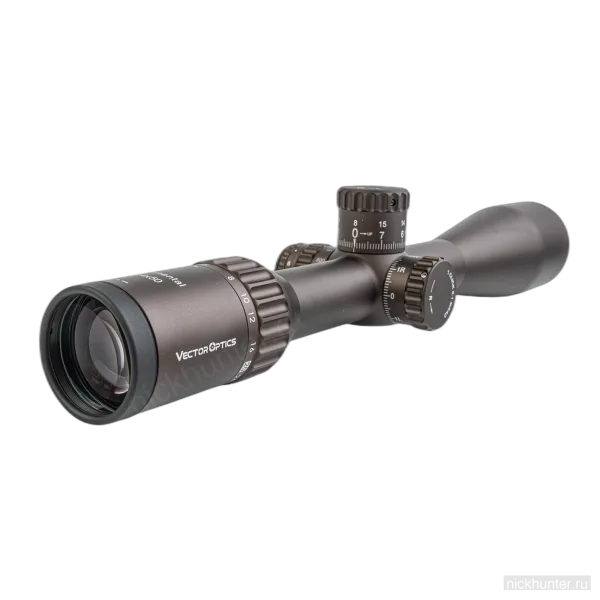 Vector Optics Continental x6 4-24x50 в цвете Coyote FDE — вид со стороны объектива