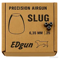 Пули Edgun Slug 6.35 мм 2.13 г (слаг) — вид сбоку