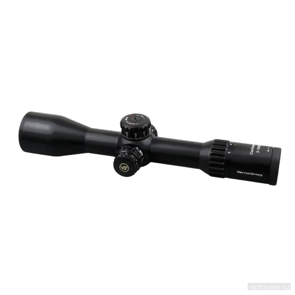 Vector Optics Continental x6 3-18x50 FFP на трубе 34 мм, вид справа