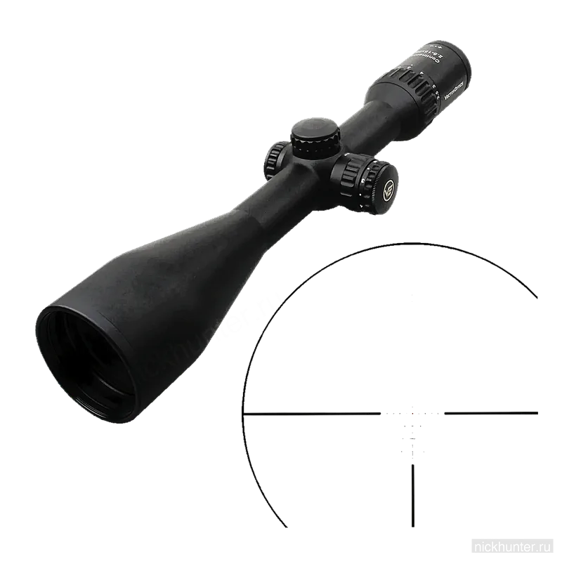 Оптический прицел Vector Optics Continental x6 2.5-15x56 BDC — вид сбоку