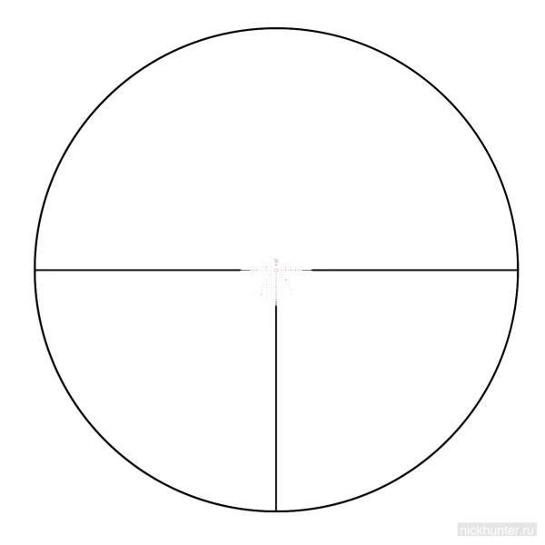 Оптический прицел Vector Optics Continental x6 2-12x44 CTR FFP 34мм — прицельная сетка