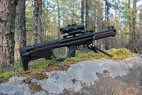 EDgun Fenix на каменной плите — компоновка булл-пап целиком