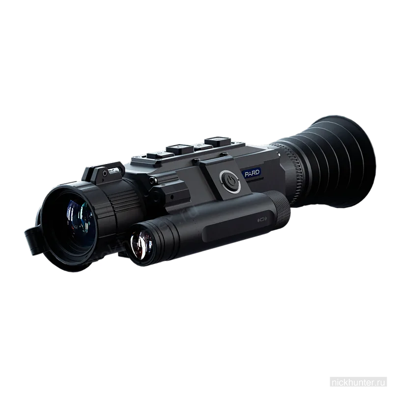Pard NV-S470CL DS5 со стороны объектива: линза и блок ИК-подсветки