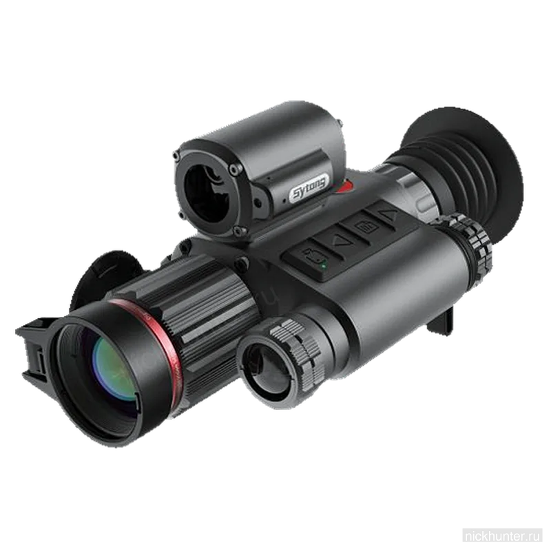 Прицел ночного видения Sytong HT-70 LRF (850nm) — вид с крышкой объектива