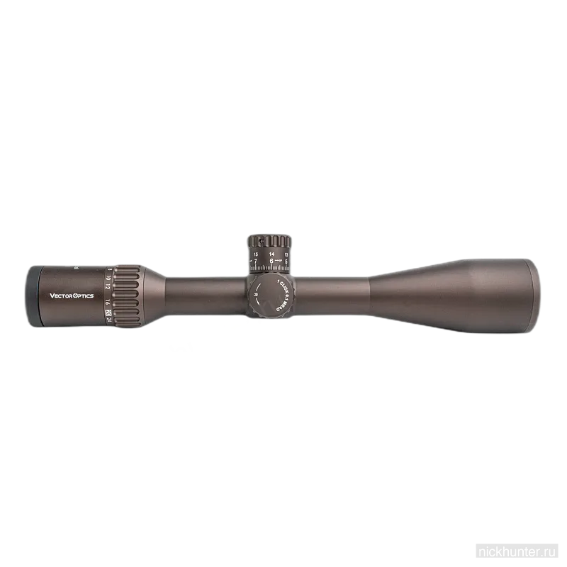 Continental x6 4-24x50 Coyote FDE со стороны окуляра — песочное покрытие корпуса