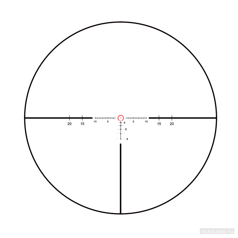 Оптический прицел Vector Optics Continental x6 1-6x24 Tactical LPVO — прицельная сетка
