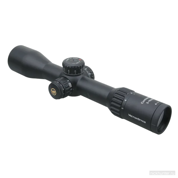 Continental x6 3-18x50 VCT FFP в развороте на три четверти