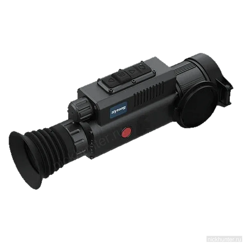 Sytong MM06-50 LRF в профиль: наглазник, клавиши и колесо фокуса