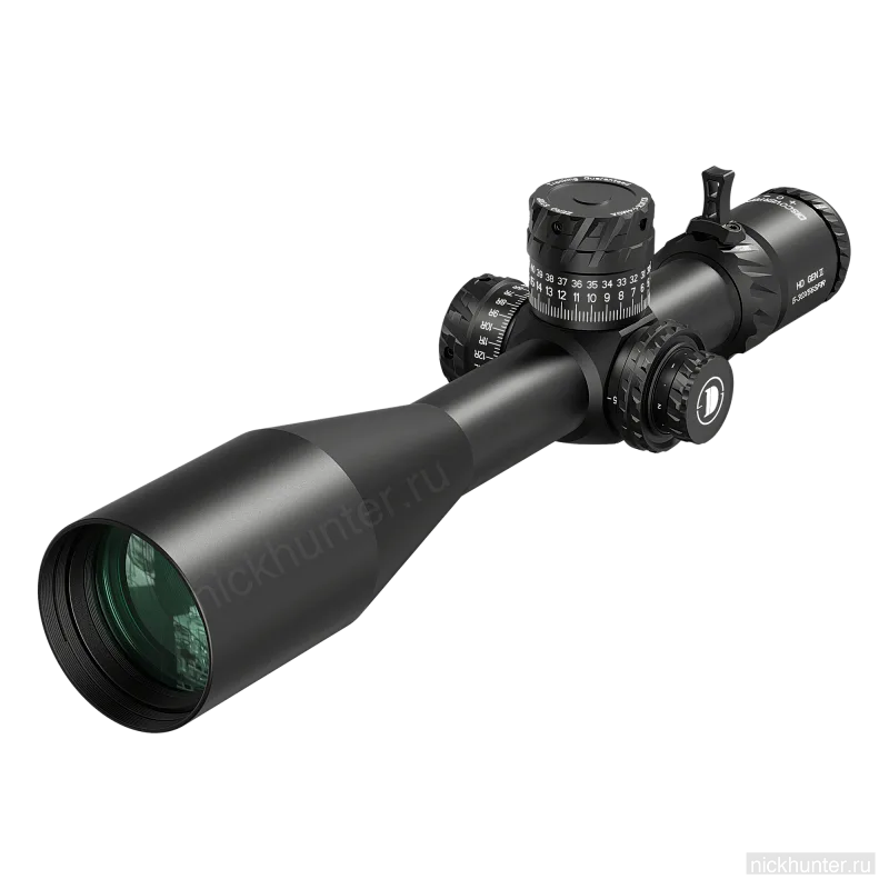 Discovery HD GEN2 5-30x56 ZS со стороны окуляра, барабаны в фокусе