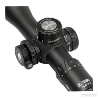 Барабаны Discovery HD GEN2 5-30x56 крупным планом: 1 клик = 0,1 MIL, надпись Lock-Down