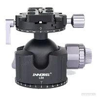 Головка Innorel L54 крупным планом — шкала градусов и рычаг зажима