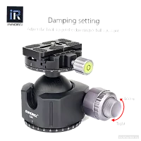 Регулировка демпфирования на головке Innorel L54, направление вращения маховика