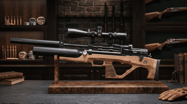 Фото Пневматическая винтовка Jager SP Bullpup 6.35 мм 590 мм (колба, передний взвод) в интернет-магазине Nickhunter