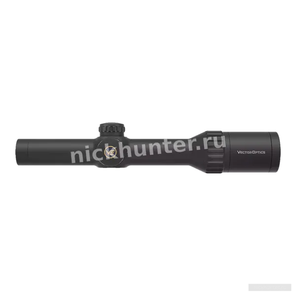Прицел Continental x8 1-8x24 G4 Fiber сбоку: труба 30 мм, длина 287 мм