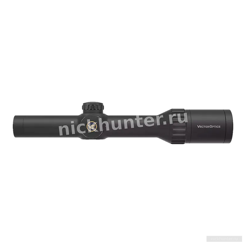 Прицел Continental x8 1-8x24 G4 Fiber сбоку: труба 30 мм, длина 287 мм