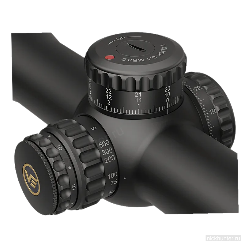 Барабаны Continental x6 5-30x56 VCT крупным планом — один клик 0,1 MRAD