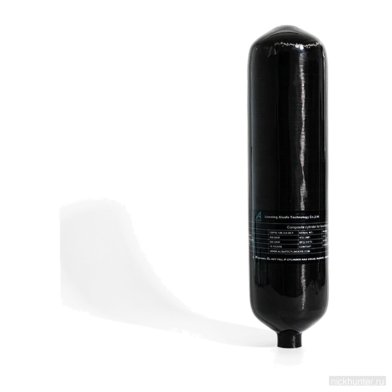 Баллон Alsafe 3 л вертикально, горловина вверху