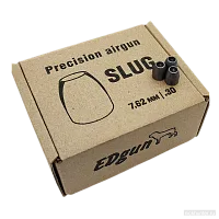 Коробка Edgun Slug 7.62 мм 3.01 г — маркировка калибра .30 на торце