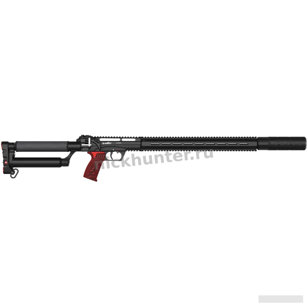 EDgun Леший 2 BEGEMOT с цевьём Weaver, ствол 600 мм — вид слева