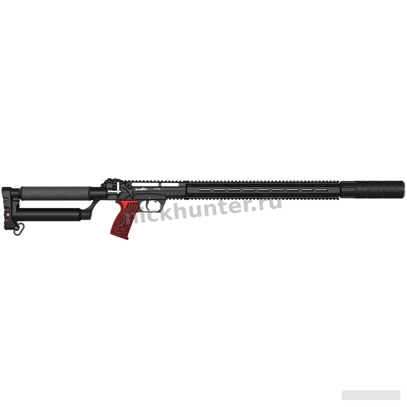 EDgun Леший 2 BEGEMOT с цевьём Weaver, ствол 600 мм — вид слева