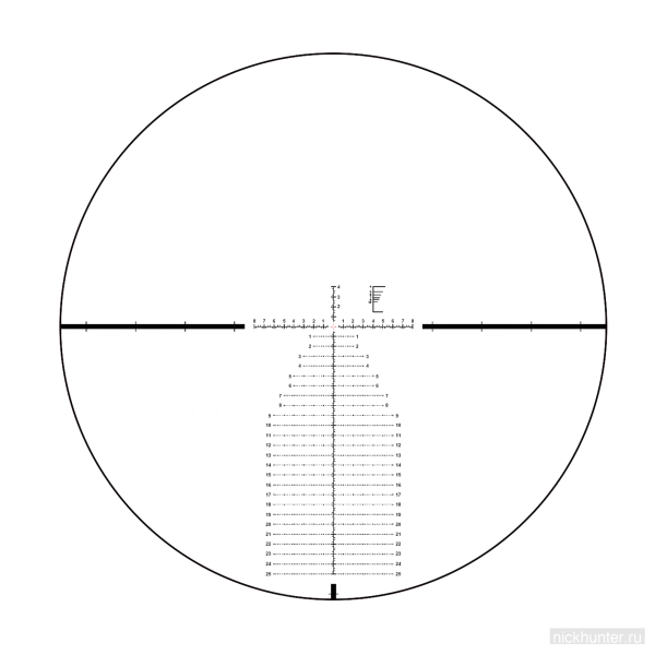 Оптический прицел Vector Optics Continental x6 4-24x56 FFP VEC-MBR 34mm — прицельная сетка
