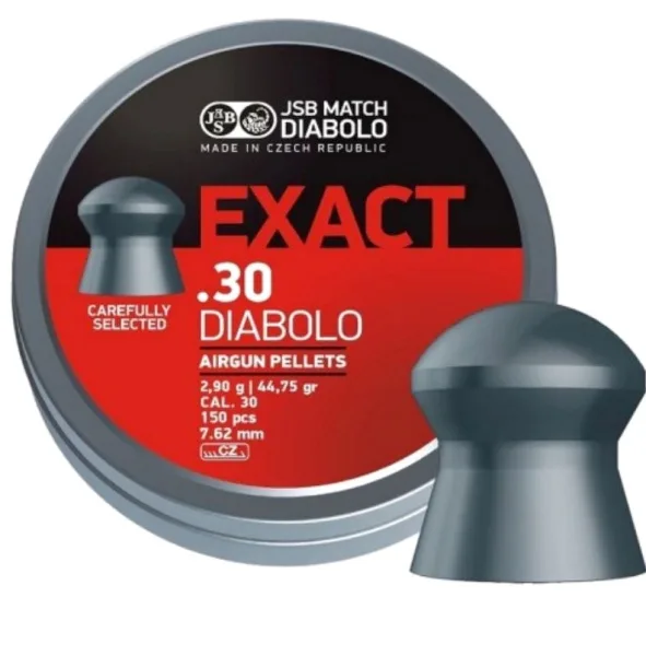 Фото Пули JSB Exact Diabolo 7.62 мм 2.9 г (150 шт.) в интернет-магазине Nickhunter