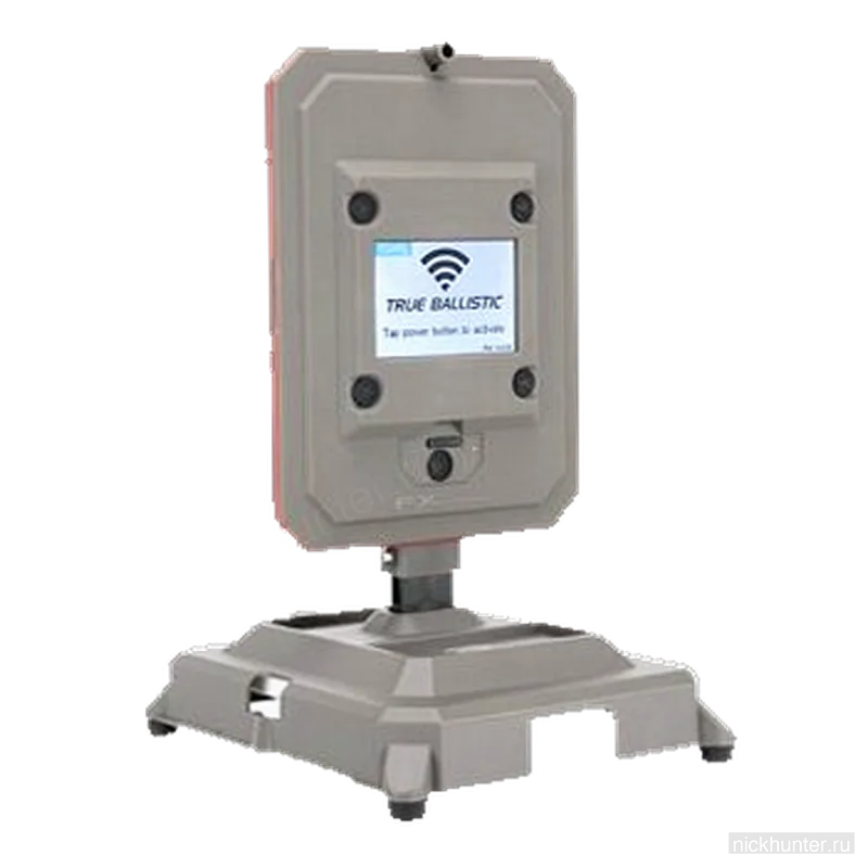 FX True Ballistic на подставке, на экране приглашение подключиться по Wi-Fi