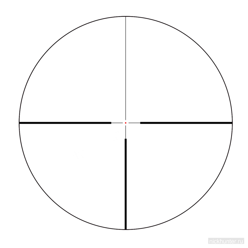 Оптический прицел Vector Optics Continental x6 1-6x24 Coyote FDE — прицельная сетка