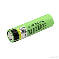 Аккумулятор 18650 LiitoKala NCR18650B 3400 мАч — зелёная термоусадка и QR-код