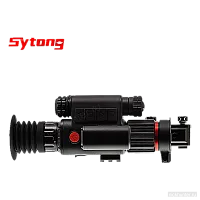 Sytong HT-70 LRF со стороны наглазника: кнопки управления и ИК-осветитель