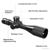 Оптический прицел Discovery HD GEN2 5-30x56 SFIR Lock (труба 34 мм) — вид сверху