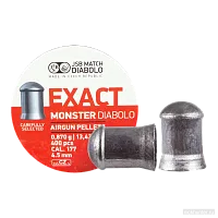 Банка JSB Exact Monster Diabolo 4.5 мм 0.870 г со светлой этикеткой и двумя пулями