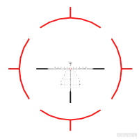 Оптический прицел Vector Optics Continental x6 2-12x44 RAR FFP 34мм — прицельная сетка
