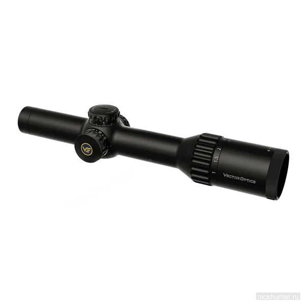 Vector Optics Continental x10 1-10x24i ED SFP — низкократный прицел, вид справа