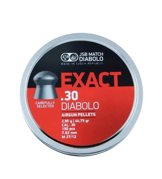 Фото Пули JSB Exact Diabolo 7.62 мм 2.9 г (150 шт.) в интернет-магазине Nickhunter