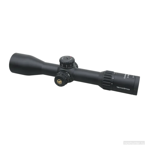 Vector Optics Continental x6 3-18x50 VCT FFP на трубе 34 мм, вид слева