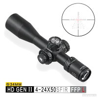 Discovery HD GEN II 4-24x50 SFIR FFP с врезкой сетки и красной подсветкой